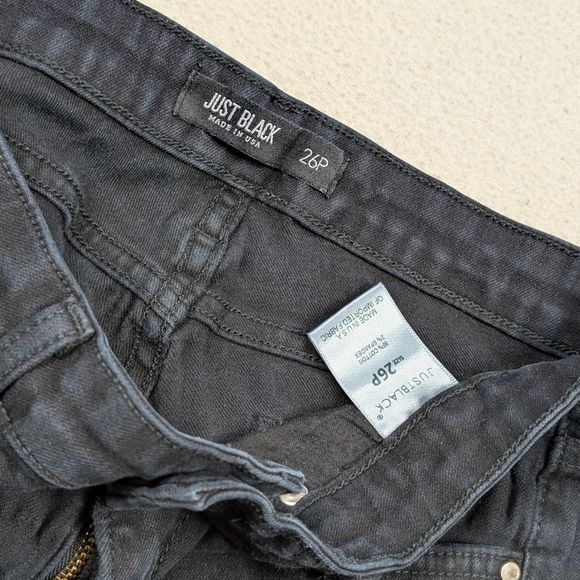 Just Black Jeans Women's Size 26 Petite Skinny Casual Stretch Normcore - Picture 7 of 16